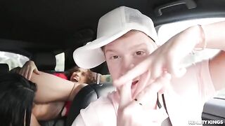 A random guy agreed to a threesome with the douchey dude for money