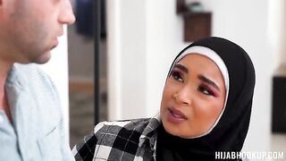 The girl was fucked by her boyfriend in doggy style