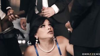 Formal Fuckfest: Mona's first experience with a group of guys