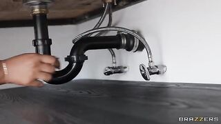 A plumber came to fix the pipes and had sex with the owner
