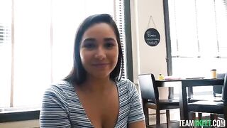 Girl gets some hands-on advice and learns by doing it herself