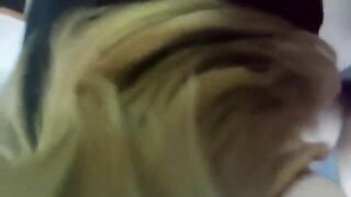 A hot Kazakh woman is fucking with her male colleague hard