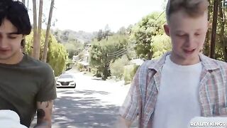 Lil Humper Gang fucked a gorgeous MILF with huge boobs