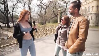 Redheads have fun with each other without men
