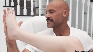 Casual sex and rough fucking in stockings