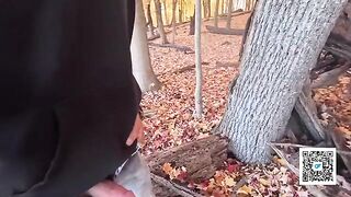 A girl is having fun with her boyfriend in the park, getting intimate