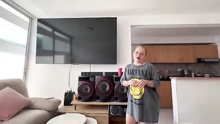 I finished and put my dick in my mouth, a steamy scene