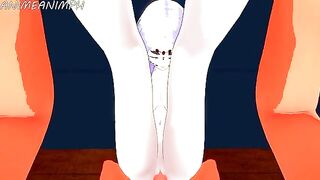 Spider Demon (Mother) fucks with Tanjiro Kamado in uncensored 3D hentai