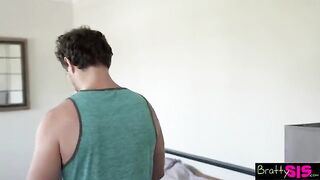 A guy was advised to fuck the step-sisters' friend as she was asking for it