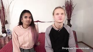 Indian babe fucked hard in Kama Sutra positions in casting session