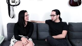 Kylei shoots her first porn with The Vegas team