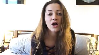 Filthy talk with Dani Daniels, cum on her pussy