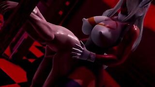 A hot Futa Mirko is fucking hard with a guy in a steamy scene