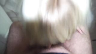 A red-haired Russian beauty gave a passionate blowjob