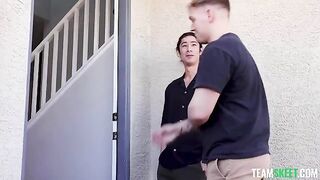 The girl was fucked by her two faithful friends