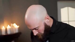 A blowjob should be as gentle as possible. Watch and learn!