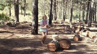 Sex in the woods with no one to see