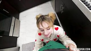 Young girl but with a pierced pussy