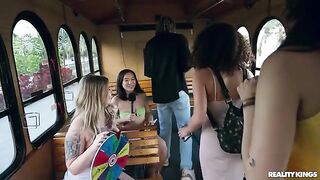 Girls are not wearing panties at the party, it's more interesting