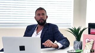 The king of the office party is a true professional in his job