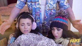 The little pussies of these girls got wet and they couldn’t hide it