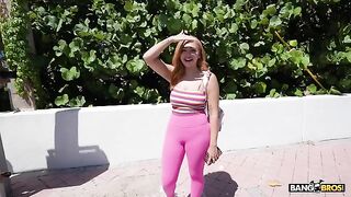 Redheads do not resist and get fucked in the car