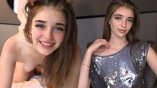 A beautiful Ukrainian model is being fucked by three guys in an audition