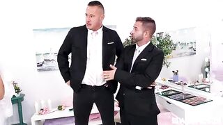 Special purpose Stepdaughters - Group sex with young girls in high heels