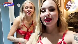 A man fucked two girls with his huge cock in HD
