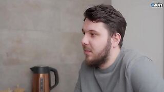 I carefully sucked my roommate's cock and he cum inside me