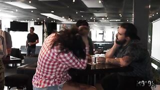 Not in public, but the girl is doing it for the sake of fun