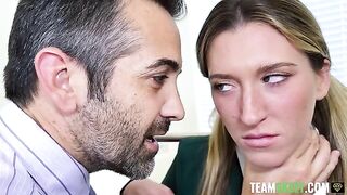The principal called the teacher and student to his office for a steamy encounter