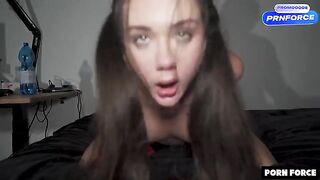 She got fucked hard without any mercy. No hesitation