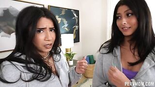 Well-deserved popularity for a girl who knows how to fuck with two guys