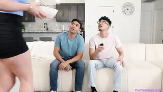 Hot mom swapping action with guys, a favorite among swingers