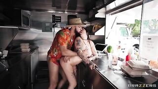What about some burgers, I’m in the middle of fucking!