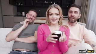 The language is better than a cock, especially in a threesome