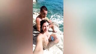 A walk in the mountains can end with this hot chick