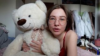 The cutest girl in the world has a teddy bear best friend