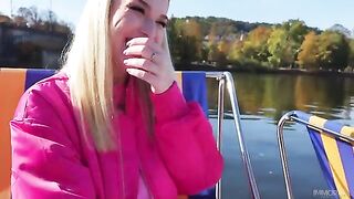The lady received a dick from two knights in her pussy