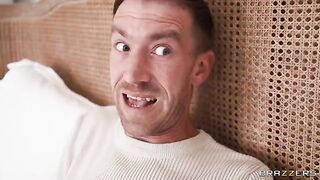 It's not easy to lubricate such a big and thick dick - it's just impossible