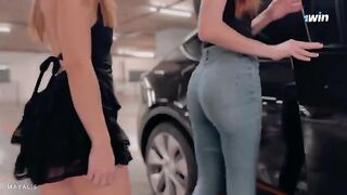 Two cute 18-year-olds are eager to explore each other every single day