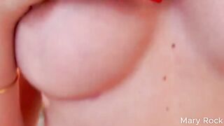A man is having problems with tongue, so a girl is teaching him