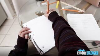 A girl shows how deep she can go with her mouth, it's amazing!