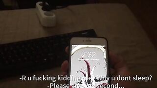 The guy caressed his girlfriend with a thick cock in the pussy