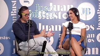 Natalia Garcia asks for a hamburger and an intense encounter with the delivery man in a popular podcast