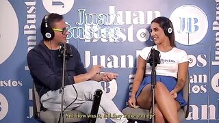 Natalia Garcia asks for a hamburger and an intense encounter with the delivery man in a popular podcast
