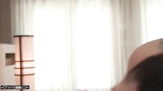 One second before the orgasm, when the cum is shot out