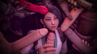 The best Valorant porn compilation made with SFM/Blender software