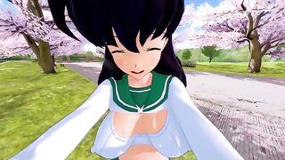 Kagome Higurashi gets fucked hard in this hot Inuyasha scene